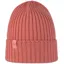 Buff Knitted Beanie Norval Crimson